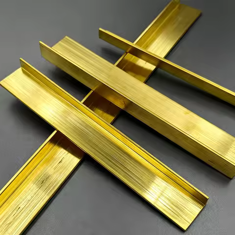 Brass Angle L Shaped Polish Plate Rod Bar