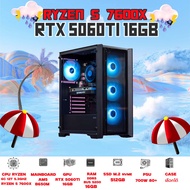 BONMECOM2 คอมประกอบ / AMD AM5 RYZEN 5 7600X / RTX 5060TI 16GB / Case เลือกแบบได้ครับ