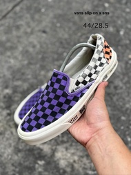 ⭐รหัส V-7⭐ รองเท้าผ้าใบแวน classic slip-on SNS venice beach 💥มือสอง 💥ของแท้💯 EU44 (28.5CM) ถ่ายจากสิ