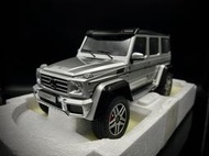 【收藏模人】Autoart Mercedes-Benz G500 4X4² 銀色 1:18 1/18 76318