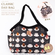 [Dolly Club] Large Vest Bag-Tote Bag-Large Capacity-Two Days Overnight Outing-H4-Coffee Dessert-Gray