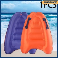 WDFINE Swimming Floating Surfboard for Kids Skimboard Portable Soft Boogie Boards Inflatable Bodyboard with Handles Surfing Body Boards