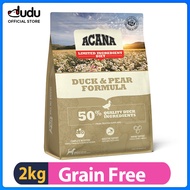 ACANA Duck Meat Pear Imported Dog Food Grain Free All-Purpose Dog Food for Adult Puppies 2kg