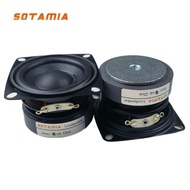 SOTAMIA 2Pcs 2 Inch Full Range Bass Audio Speaker 52mm 4 Ohm 5W Loudspeaker Multimedia Bluetooth Spe