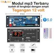 kit modul mp3 terbaru sudah di lengkapi amplifier VIRE 20+20W Digital MP3 Player DC 12V Bluetooth 5.
