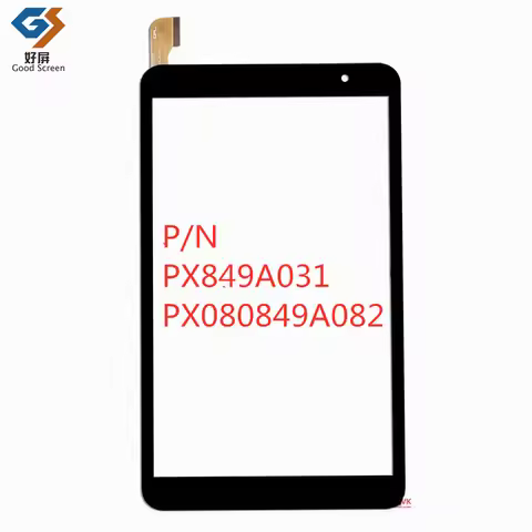 8Inch Black Compatible P/N PX849A031/PX080849A082 Tablet Capacitive Touch Screen Digitizer Sensor Fo