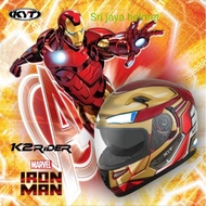 Helm Kyt K2 Rider Iron Man Red Gold Limited Edition Ongkir 2Kg