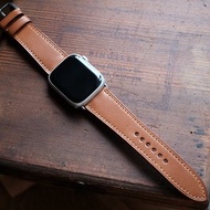 Applewatch錶帶 42/44/45/49mm 義大利植鞣革訂製 精緻手縫