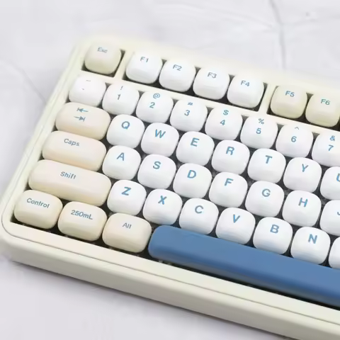 XDA Cherry OEM MOG Soy Milk Keycap PBT Keycaps For Cherry Mx Switch Gaming Mechanical Keyboard 68 75