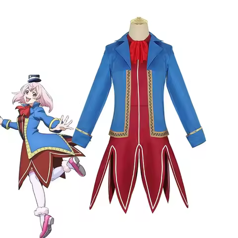 Anime Shangri-La Frontier Emul Cosplay Costume Blue Jacket Dress Uniform Vorpal Rabbit Halloween Par