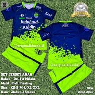 Pakaian olahraga anak / jersey sepak bola anak / baju setelan jersey anak / setelan jersey kiper per