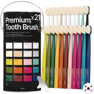 [HETRAS Official] 21pcs Soft Bristle Toothbrush Set｜Korean Micro Tip Brush｜Sensitive Gum Care｜Deep C