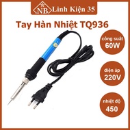 Combo tay hàn TQ 936 220V 60W mỏ hàn chì TQ936 điều chỉnh nhiệt độ kèm phụ kiện hàn