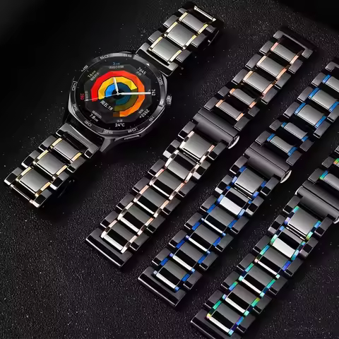 Ceramic Strap 20mm 22mm For Huawei Watch 3 4 4Pro GT2 3 4 5 46mm 42mm GT2e GSPro GS 3 Bracelet For H