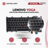 LENOVO Keyboard YogaLenovo x380 Silver Frame Backlite Enter Small