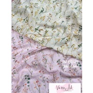 Coarse floral fabric canvas fabric