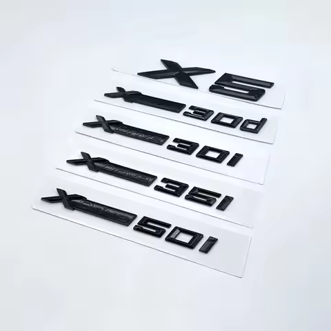 New Lettering XDrive28i XDrive30i XDrive35i XDrive40i XDrive48i XDrive50i XDrive30d For BMW X5 Car R