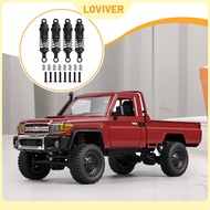 4 Pieces Oil Shock Absorbers for RC Car 1/12 1/16 Metal Replacement Upgrade 55mm Dampers Set for MN9