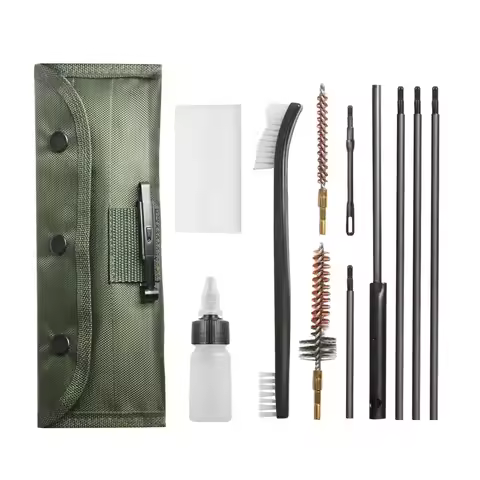 10PC/Set AR15 M16 M4 Gun Brushes Cleaning Kit Airsoft Pistol Cleanner 5.56mm .223 22LR .22 Tactical 