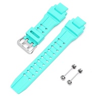 สายยางสำหรับ Casio G-Shock GA-1000/1100 GW-4000 /A1100 G-1400ผู้ชายกีฬากันน้ำวงนาฬิกาด้วยสกรูเครื่อง