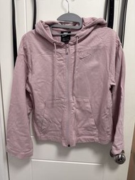 Nike 粉色連帽外套 XS 運動 純棉