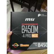 MSI B450M -A Pro MAX mATX motherboard