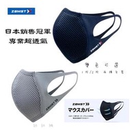 ☆台灣現貨☆日本 正品 ZAMST Mouth Cover 運動口罩 (非醫療) 運動超透氣 羽毛球運動 打球跑步469