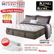 Kasur Spring bed KING KOIL International Classic Springbed Mattress