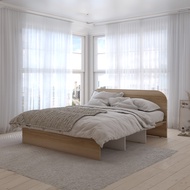 Koncept Furniture เตียง KC-PLAY รุ่น EMMI สีขาว สีโอ๊ค