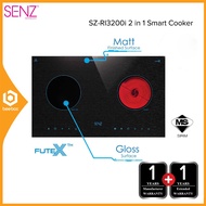 Senz 2 in 1 Smart Induction & Ceramic Cooker Hob Dual Heating Zone 4000W SZ-RI3200I / SZ-RI6200I Dap