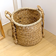 KARSALA Gauri Basket| Water Hyacinth Woven Laundry Basket | Multipurpose Water Hyacinth Storage