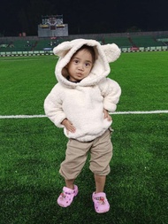 switer hoodie anak bulu lembut tebal