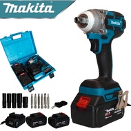 บล็อกแบตไร้สาย 259V MAKITA แปลงเป็นสว่านได้พร้อมดอกสว่าน 5 ดอกและลูกบล็อกยาว 5 ลูก (รุ่นใหม่)