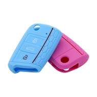 Suitable for Volkswagen Golf 7 Tuyue Tuyue Silicone Key Cover Hybrid GTE New Bora Tuang Car Key Bag