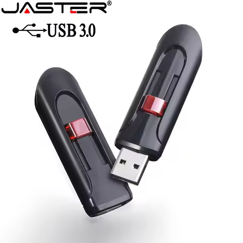 JASTER Original USB 3.0 Flash Drive 64GB High Speed Pendrive 32GB Push-pull Memory Stick 16GB for La