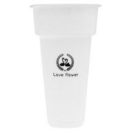 1pc Flowers Bouquet Bucket Plastic Flower Bucket Flower Bouquet Arrangement