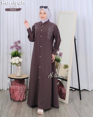 DRESS AFIFAH HANIFAH ALFARO GAMIS KOSIBO APLIKASI SWAROSKY CANTIK MODEL KEKINIAN FASHION LEBARAN