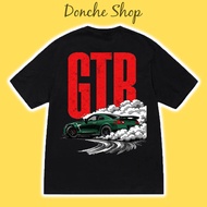 GTR Drift Car Form Unisex T-Shirt Men and Women High Quality Cotton Toykyo GTR T-Shirt 588553