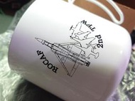 全新 中華民國空軍 ROCAF 2nd TFW 二聯隊「幻象2000」圖案 露營杯 不鏽鋼杯 白色烤漆