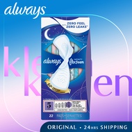 Always Infinity Feminine Pads for Women, Size 5 Extra Heavy Overnight l Size 3 Day & Night l Size 1 