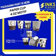 PAPER CUP 4 OZ HOT MOTIF PAPER CUP 4OZ