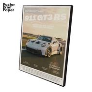 Aesthetic WALL Poster | A3 Frameblock Poster 30x40cm | Porsche 911 GT3 RS Poster