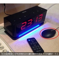 DOSS/DOSS DS-1088 Alonso A1 Home Bedroom Large Screen Display Clock Alarm Clock Bluetooth Speaker Pl