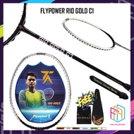 Flypower Rio gold C1 Raket Badminton Bulutangkis Original