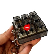 4/9 Keys Mechanical Keyboard Axis Tester LED Keyboard Key Toy