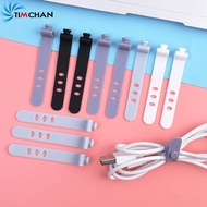 1/5 Pcs Silicone Charger Cord Winder Cable Fixation Clamp Tidy Holder Earphone Clip Charger Organize