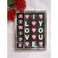 Chocolate Love Square / Chocolate I Love You