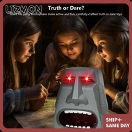 LIZMON Lie Detector Test, Lighting Sound Effects Decompression Dare Lie Detector, Home Finger Electr