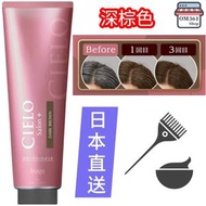 Cielo 絲悅納米染髮護髮膏 (230g 深棕色) 染髮 護髮 遮白髮 平行進口     4987205011122