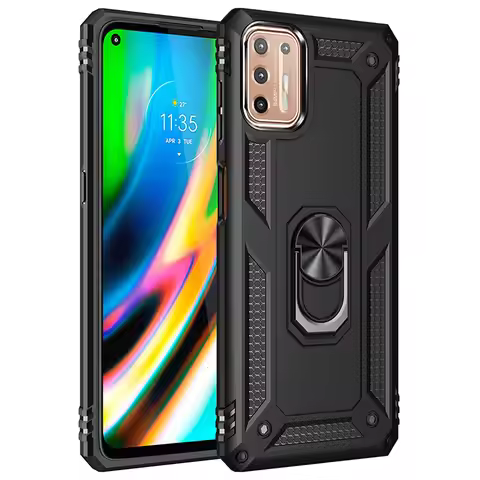 Armor Shockproof Magnet Car Holder Ring Case for Motorola Moto G9 Plus G9plus G 9 9plus Case Cover